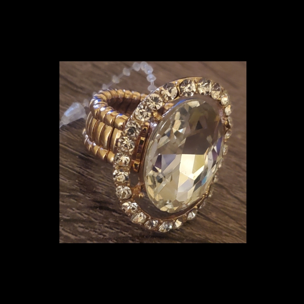 💎Gold Crystal Ring